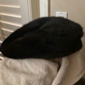 MAXIMILLIAN FURS:  ladies mink beret.